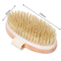 Exfoliating Wooden Body Massage Shower Brush - Natural Bristle Bath Brush for Soft Skin Care, Wet & Dry Use - SPA Essential for Men & Women | Bentalia Home