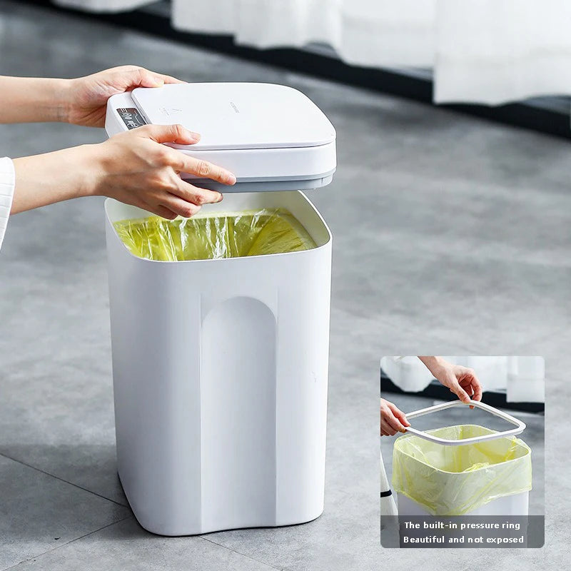 16L Smart Trash Can with Automatic Sensor, Electric Waterproof Waste Bin for Kitchen & Bathroom | Bentalia Home