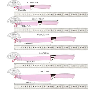 20pcs Silicone Kitchen Knives; Cooking Utensils Set