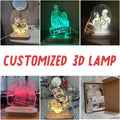 Custom 3D Night Light Lamp with Photo & Text – Perfect for Weddings, Birthdays & Gifts | Bentalia Home