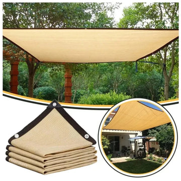 Outdoor Garden Shading Net - UV Protection Terrace Awnings, Camping Shade Cover Mesh, HDPE Sunscreen Fabric | Bentalia Home