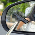 Telescopic Stainless Steel Rearview Mirror Wiper – Handheld Window Cleaning Brush | Bentalia Home