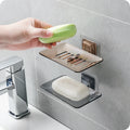 No-Drill Wall-Mounted Double-Layer Soap Rack - Self-Adhesive Soap Holder for Bathroom | Bentalia Home