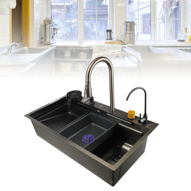 Kitchen Sink Modern Easy Installation Rustproof Undermount Kitchen Sink Thickened Large Capacity