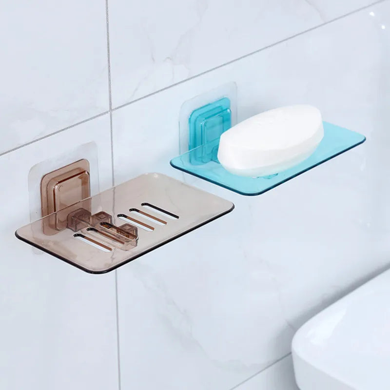 No-Drill Wall-Mounted Double-Layer Soap Rack - Self-Adhesive Soap Holder for Bathroom | Bentalia Home