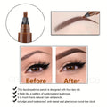 4-Point Waterproof Eyebrow Pencil - Liquid Brow Pen for Long-Lasting, Microblade Effect Makeup – Perfect for Women | Bentalia Home