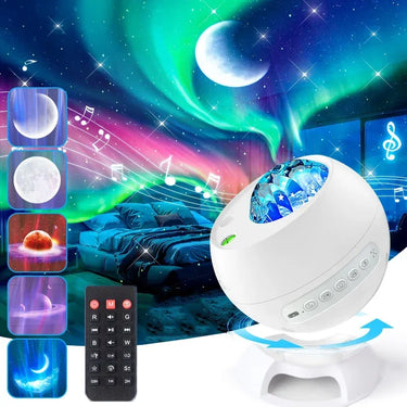 LED Northern Lights Galaxy Projector – Aurora & Starry Sky Lamp for Kids’ Rooms | Bentalia Home