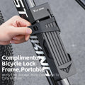 West Biking Foldable Bike Lock – Heavy-Duty Anti-Theft Security Lock for Bicycles & Motorcycles | Bentalia Home