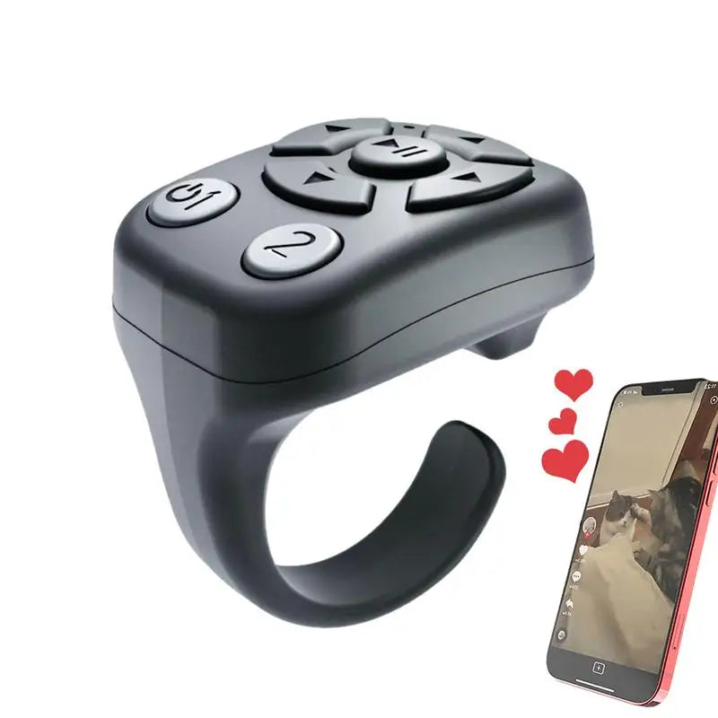 Scrolling Ring Presentation Clicker & Camera Shutter – Smart Wireless Remote for Video Recording and E-Reader Control | Bentalia Home