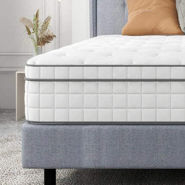 Twin Innerspring Hybrid Mattress – 12" Breathable Foam with Pocket Spring for Motion Isolation