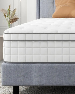 Twin Innerspring Hybrid Mattress – 12" Breathable Foam with Pocket Spring for Motion Isolation