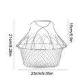 Stainless Steel Foldable Fryer Basket, Multifunctional French Fry Strainer & Durable Kitchen Appliance | Bentalia Home