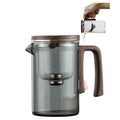 Small Waist Glass Teapot with Magnetic Filtration, 801-900ml Automatic Tea Separation Pot | Bentalia Home