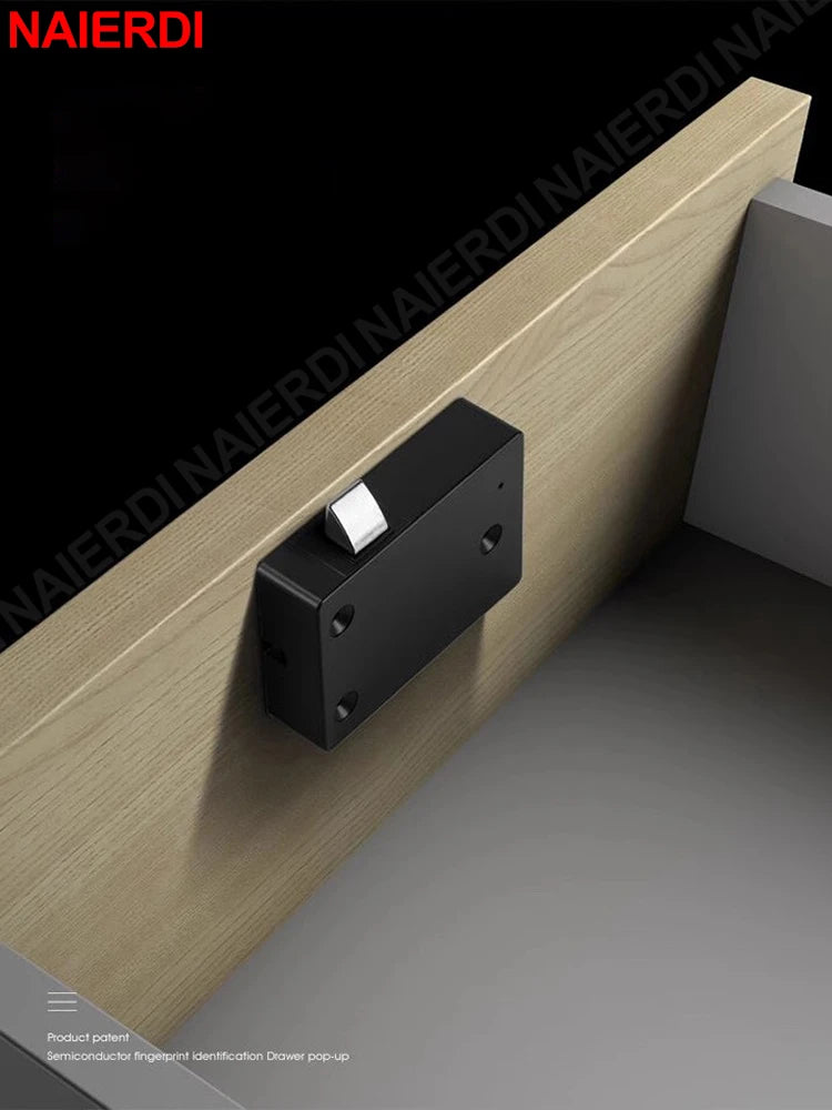 Smart Biometric Cabinet Lock – Keyless Fingerprint Lock for Drawers & Wardrobes | Bentalia Home