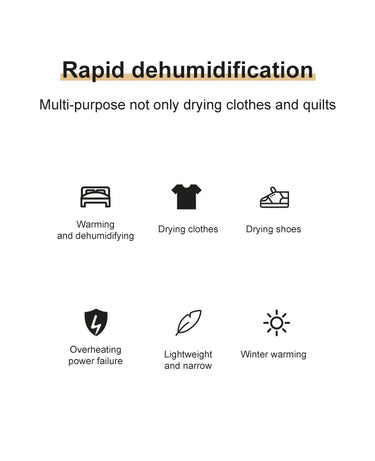 Portable Mini Electric Clothes Dryer – Multifunctional Dryer for Clothes, Shoes & Travel | Bentalia Home