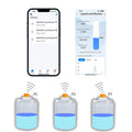 ME201W Smartlife Tuya Water Usage Meter - WiFi Remote Fluid Level Monitor | Bentalia Home