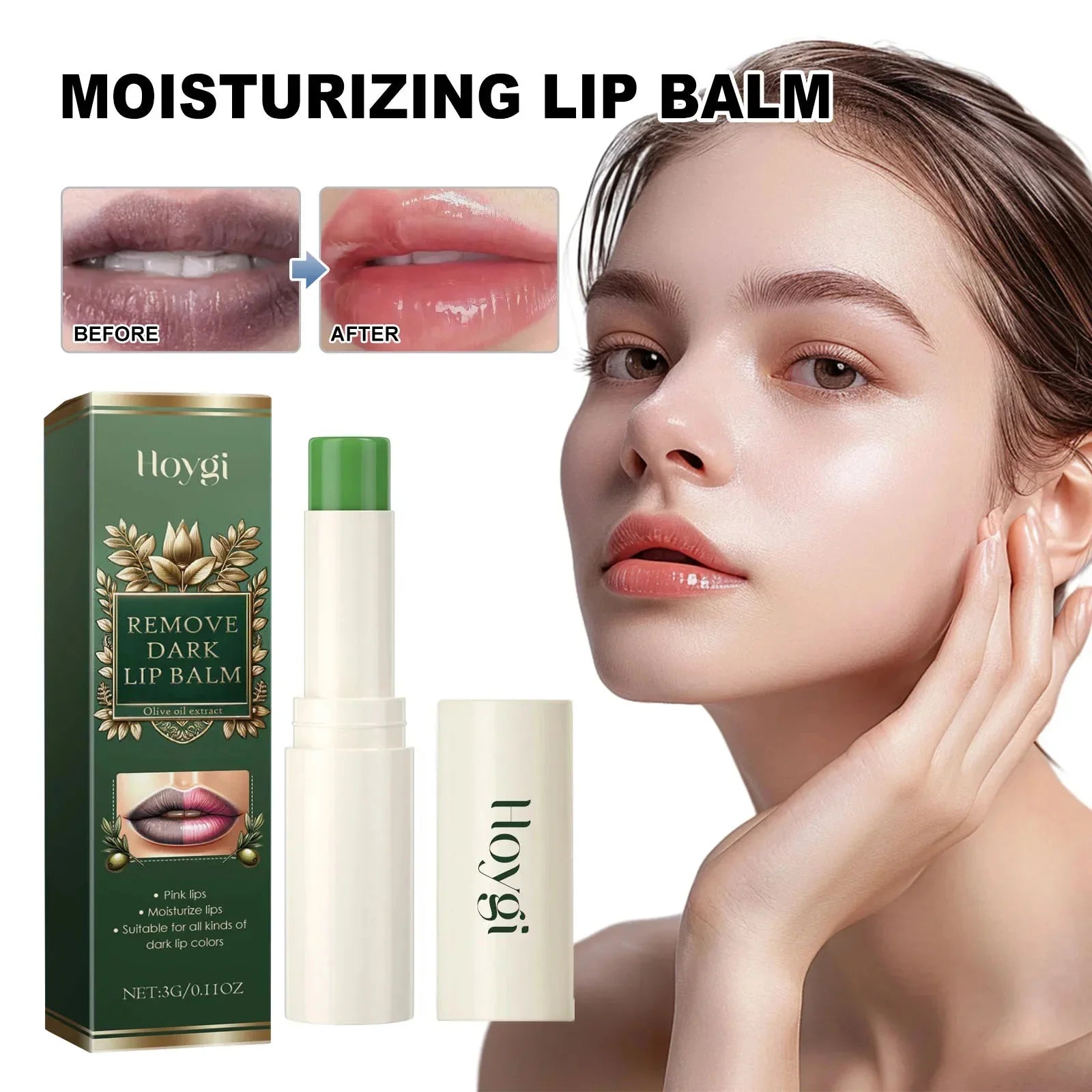 Lip Lightening Balm – Exfoliate, Brighten & Repair Lips with Plant-Based Moisturizing Formula | Bentalia Home