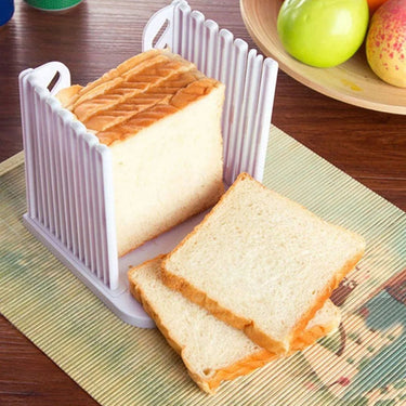 Foldable Toast Bread Slicer Stand, DIY Loaf Cutting Guide for Homemade Bread | Bentalia Home