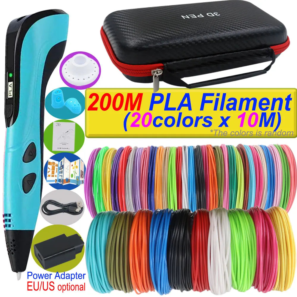 2024 3D Printing Pen for Kids – DIY 3D Painting Toy with LCD Screen & PLA Filament | Bentalia Home