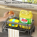 Multi-Functional Kitchen Sponge Rack, Large Capacity Dish Soap Organizer for Countertop Storage | Bentalia Home