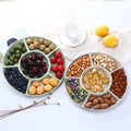 6-Compartment Food Storage Tray – Snack Plate for Party, Candy, Nuts & Appetizers | Bentalia Home