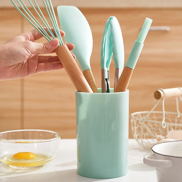 12PCS Food Grade Silicone Kitchen Cookware Utensils Set | Bentalia Homes