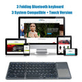 Folding Bluetooth Keyboard with Touchpad – Mini Wireless Keyboard for iOS, Android, Windows | Bentalia Home