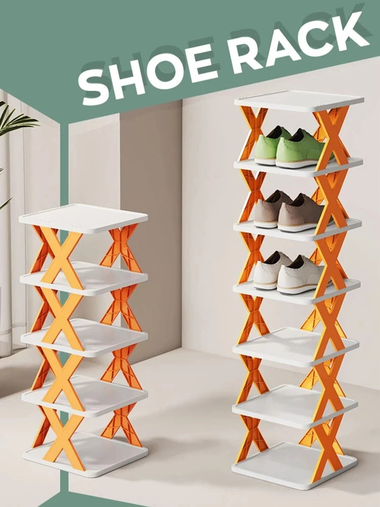 Space-Saving Shoe Organizer – Folding Multi-Layer Shoe Rack for 2-9 Pairs | Bentalia Home