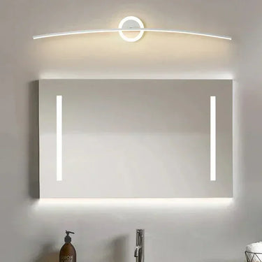 Modern LED Wall Lights Mirror Decorative 80/100cm Long Strip Light Bathroom Bedroom Dresser White Gold Home LED Lighting Lustre