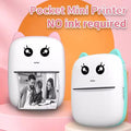 Portable Mini Cat Thermal Printer - 58mm Bluetooth Wireless Photo & Label Printer | Bentalia Home