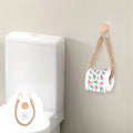 Nail-Free Hemp Rope Paper Towel Holder - Bathroom Towel Hook & Toilet Paper Rack | Bentalia Home