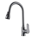 DUTRIEUX Kitchen Hot and Cold Brass Faucet with Pull-Out Nozzle, Deck Mounted - Bentalia Home