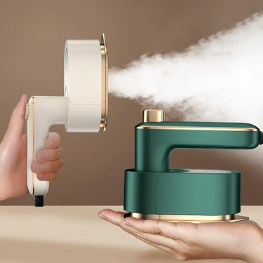 Mini Steam Iron – Fast Heating, 180° Rotating, Portable & Compact