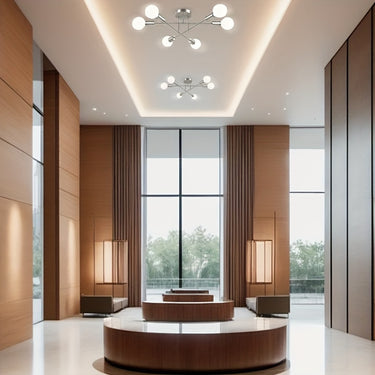 1pc Modern Industrial Semi-Flush Mount Ceiling Light – Metal Finish, E26/E27 Socket