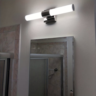 LED Vanity Lights – Modern Stainless Steel Bathroom Light Fixture (8W, 15.75")