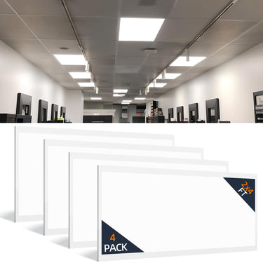 SYLEEN 5500 Lumen LED Flat Panel Light – 50W | 5000K Daylight | 0-10V Dimmable