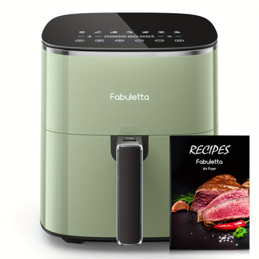 Air Fryer 6QT, FABULETTA Air Fry Oven With 11 IN 1 Functions, 450 Degrees Fahrenheit Fast Cooking, Less Oil, Roast, Bake, Crisps, Broil, SHAKE Reminder, Dishwasher Safe