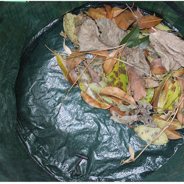 Portable Pop-up Trash Bin - 22-Gallon Capacity, Folding Leaf Bag with Zippered Lid | Bentalia Homes