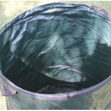 Portable Pop-up Trash Bin - 22-Gallon Capacity, Folding Leaf Bag with Zippered Lid | Bentalia Homes