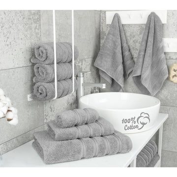 Luxury 6 Piece Turkish Towel Set | Bentalia Homes