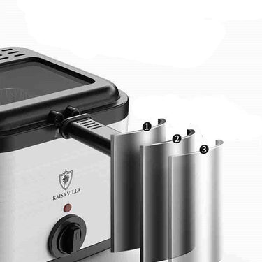 Visual Multifunctional Electric Air Fryer – 2.5L Skewer & French Fries Machine, 1000W | Bentalia Home