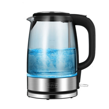Office Household Small Glass Electric Kettle – 1.7L, 1800W, Automatic Power Off | Bentalia Home