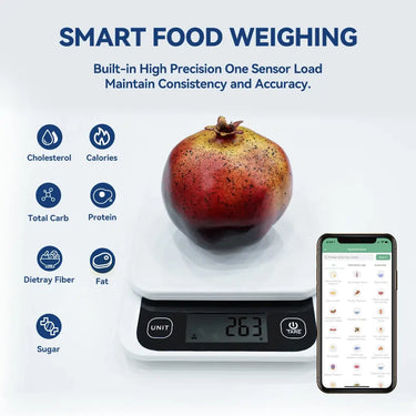 Smart Food Nutrition Kitchen Scale | Bentalia Homes